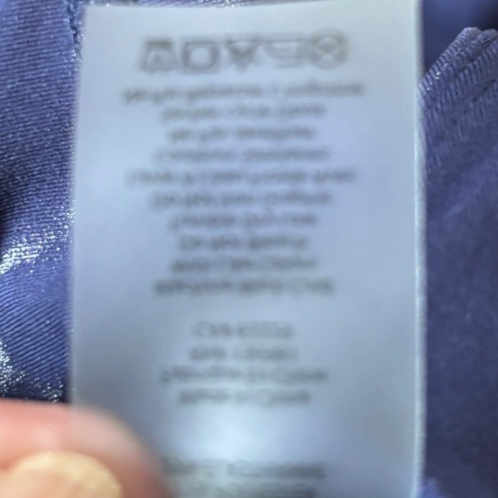 Spiritual Gangster Harlow High Gloss Tank Sports Bra Midnight Blue Activewear S - Picture 9 of 12